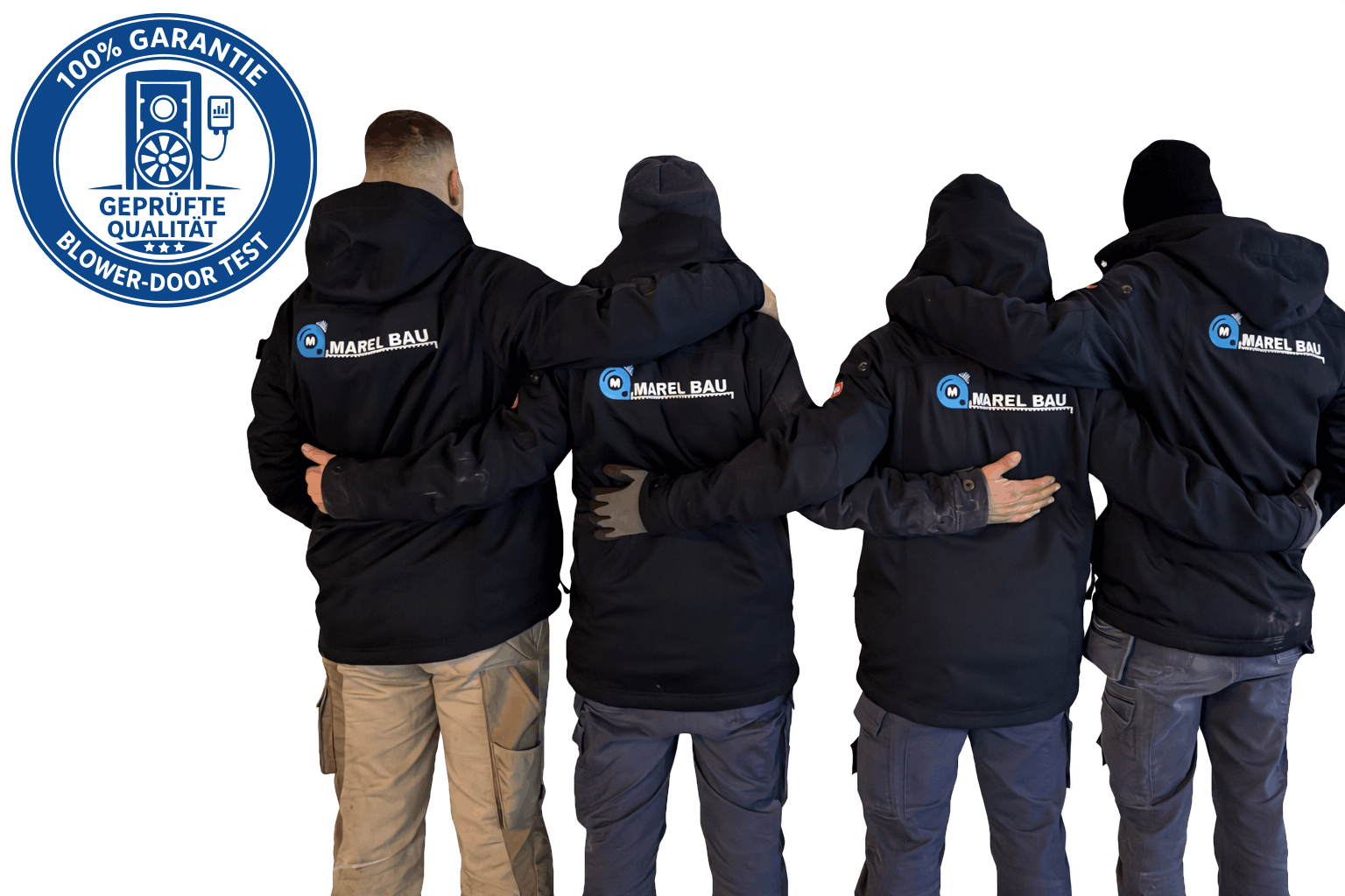 Unser Team mit Blower-Door-Garantie